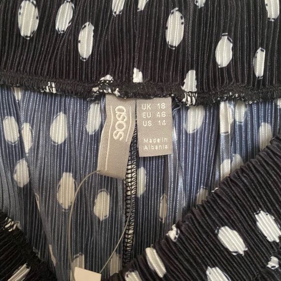 Black and white spotted midi skirt - Picture 5 of 5